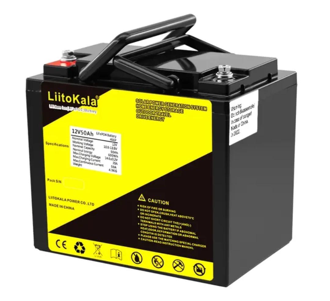 Акумулятор LIITOKALA 12V 50 Ah (185357)